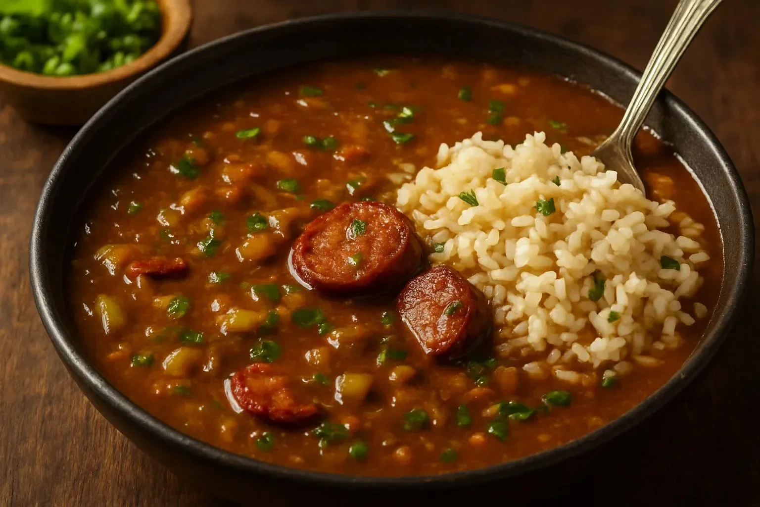 Authentic Cajun Sausage and Chicken Gumbo Recipe