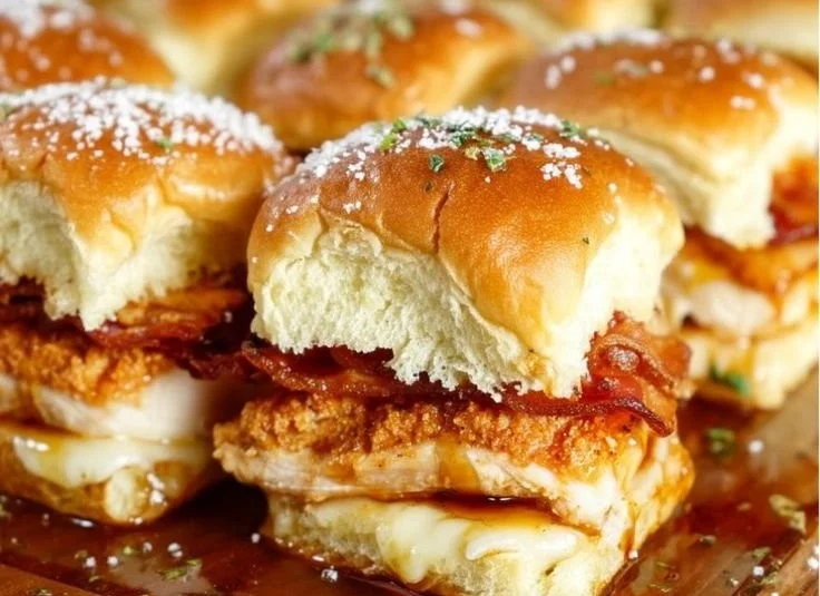 Chicken Bacon Ranch Sliders
