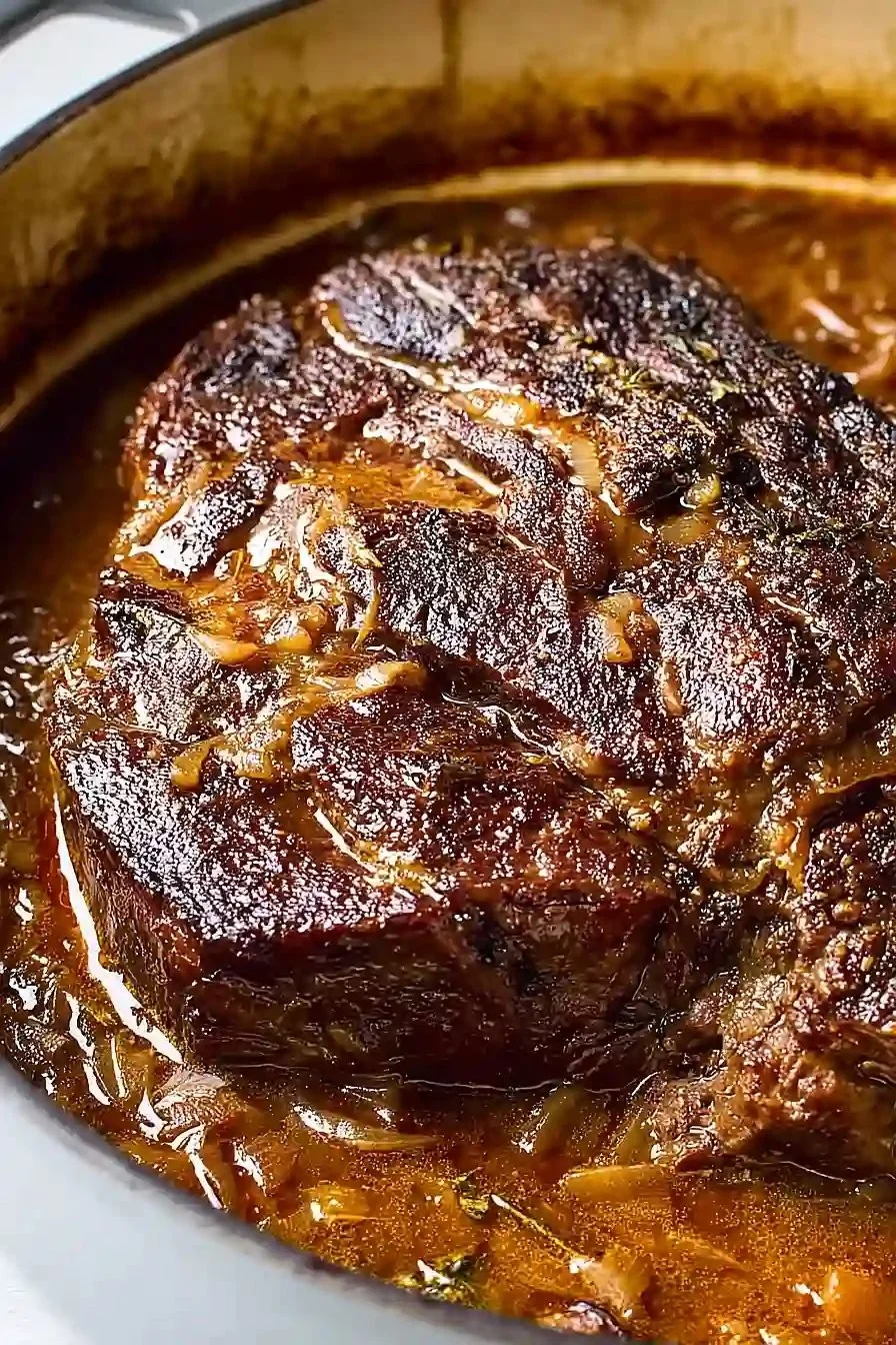 Comforting French Onion Pot Roast - theamazingfood