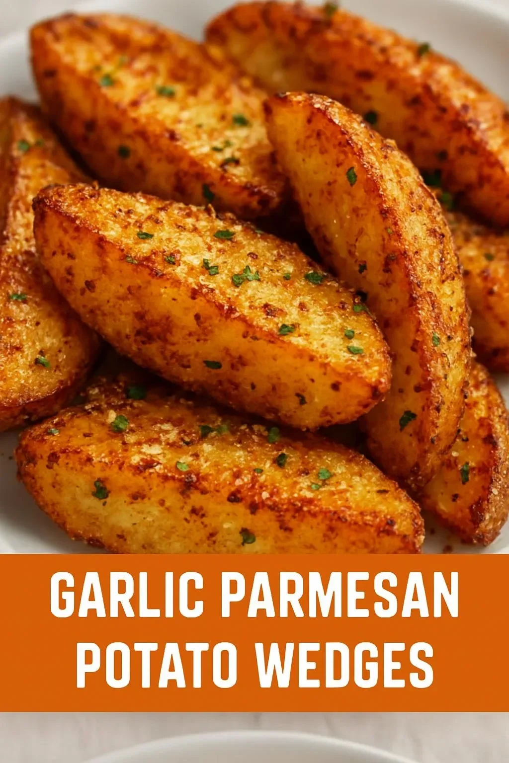 Garlic Parmesan Potato Wedges