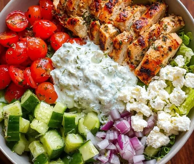 Greek Chicken Bowls
