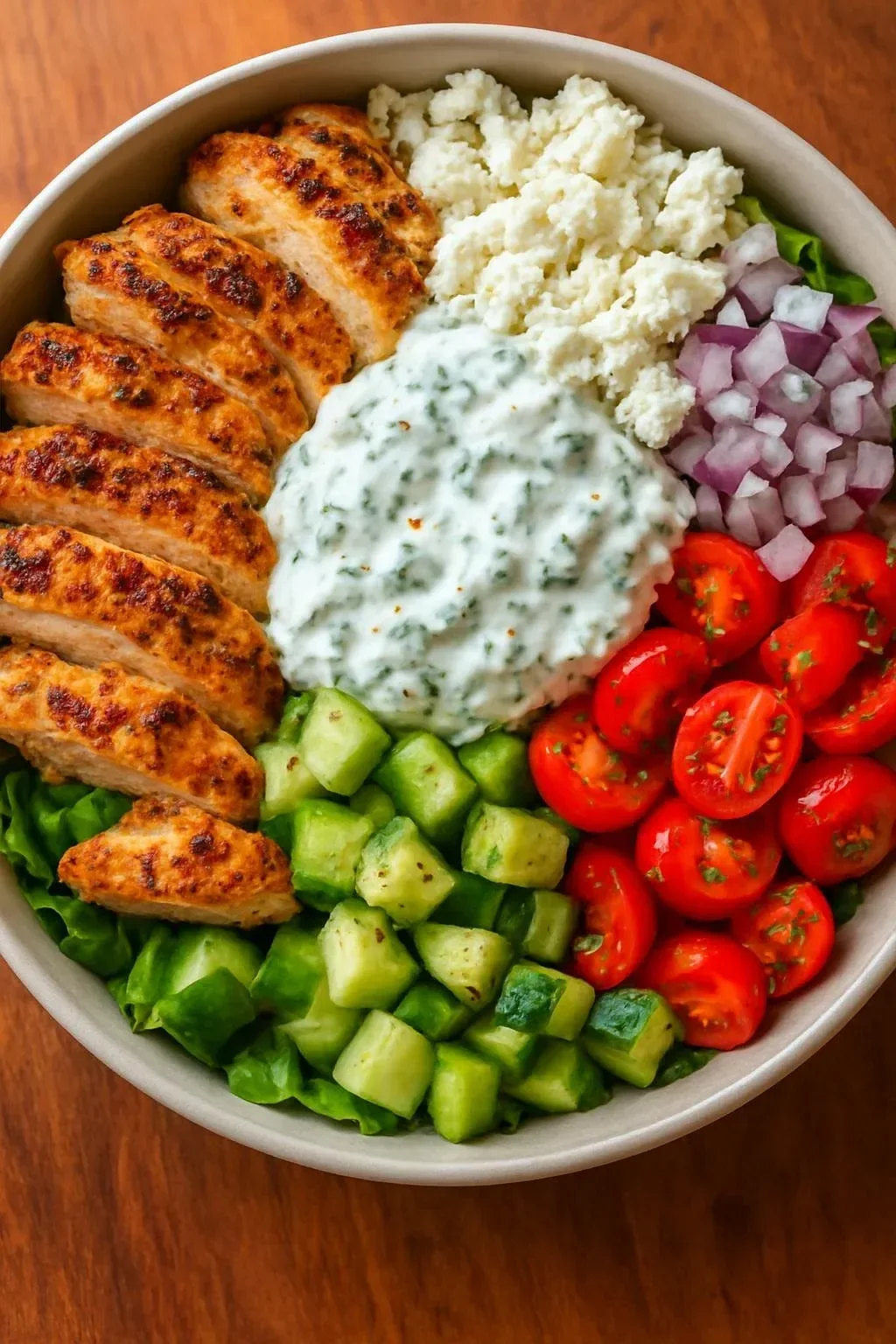 Greek Chicken Bowls