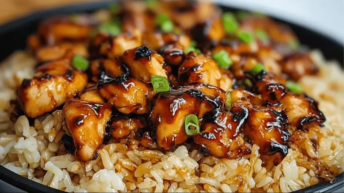 Honey BBQ Chicken Rice