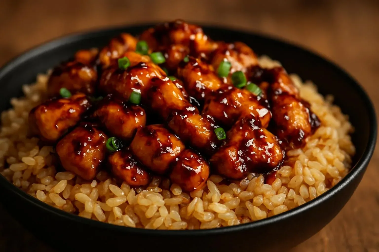 Honey BBQ Chicken Rice