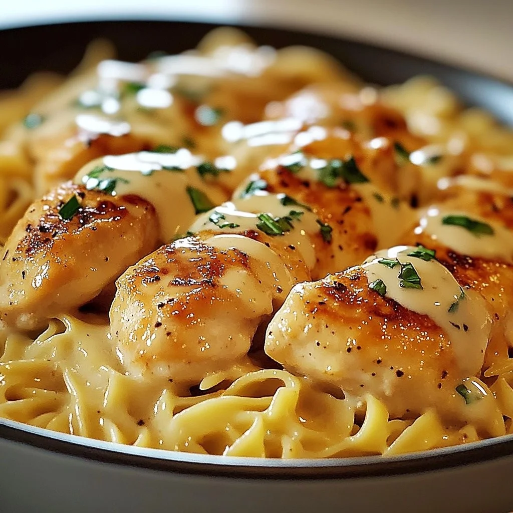 One-Pan Chicken with Buttered Noodles