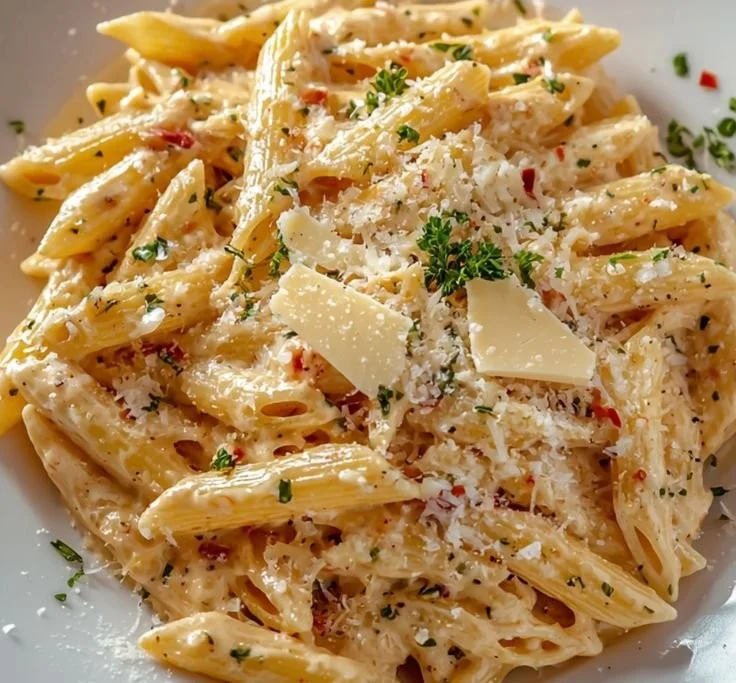 One Pot Creamy Garlic Pasta