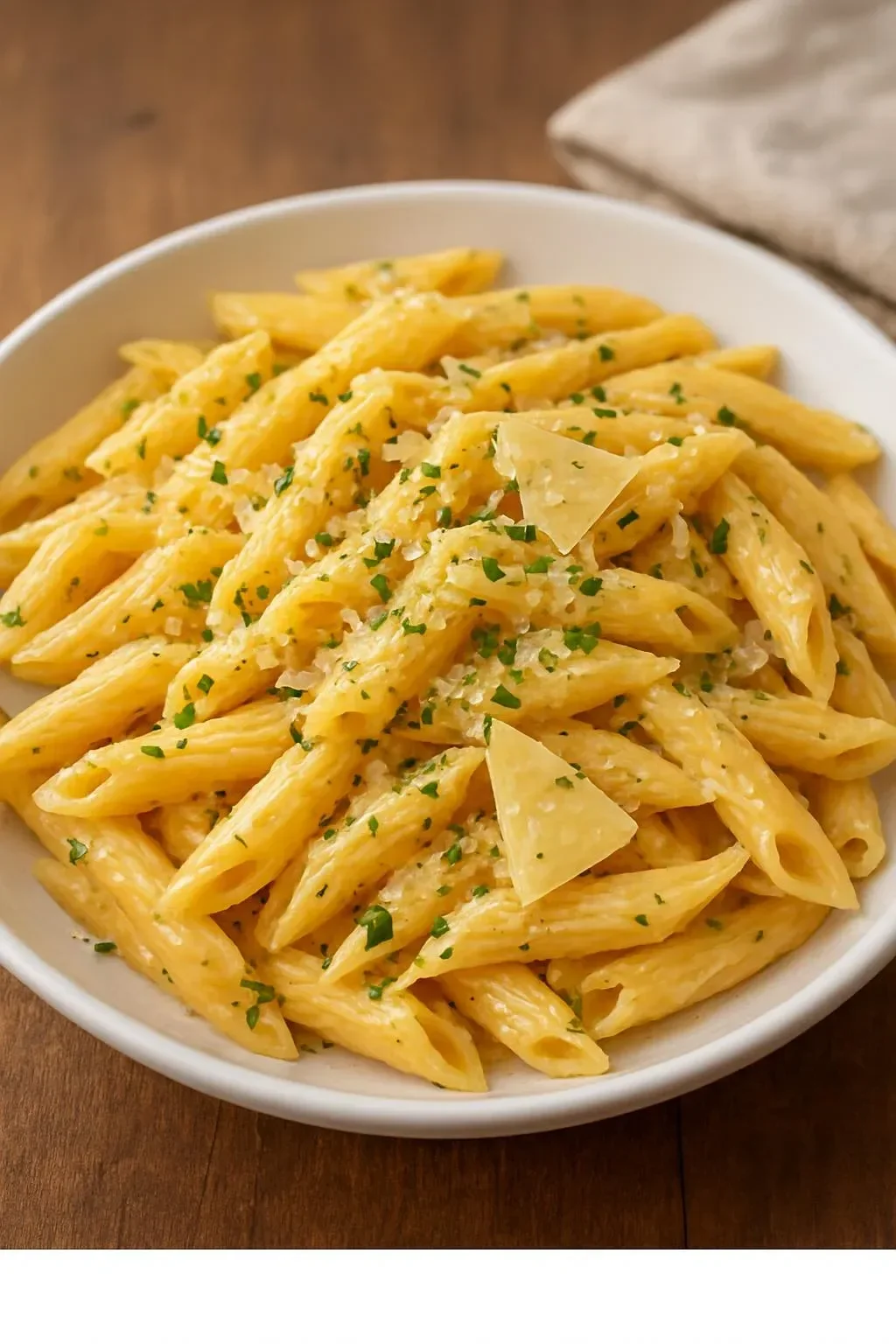 One Pot Creamy Garlic Pasta