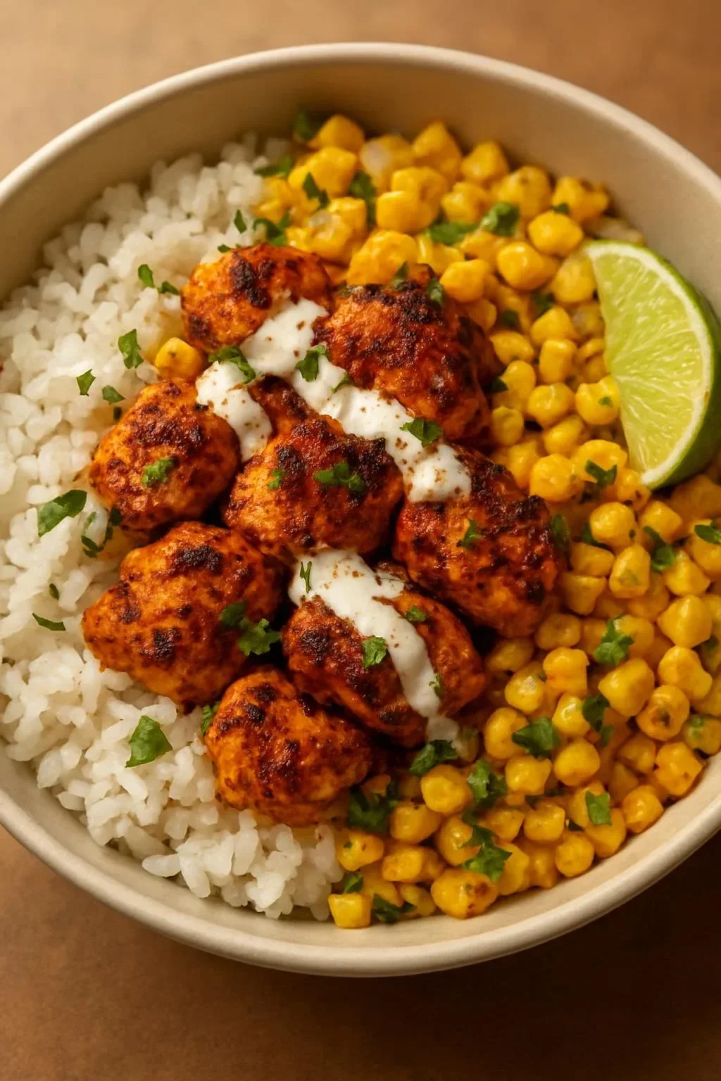 Tasty Street Corn Chicken Bowl